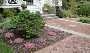 Brick Walkway by Cording Landscape Design