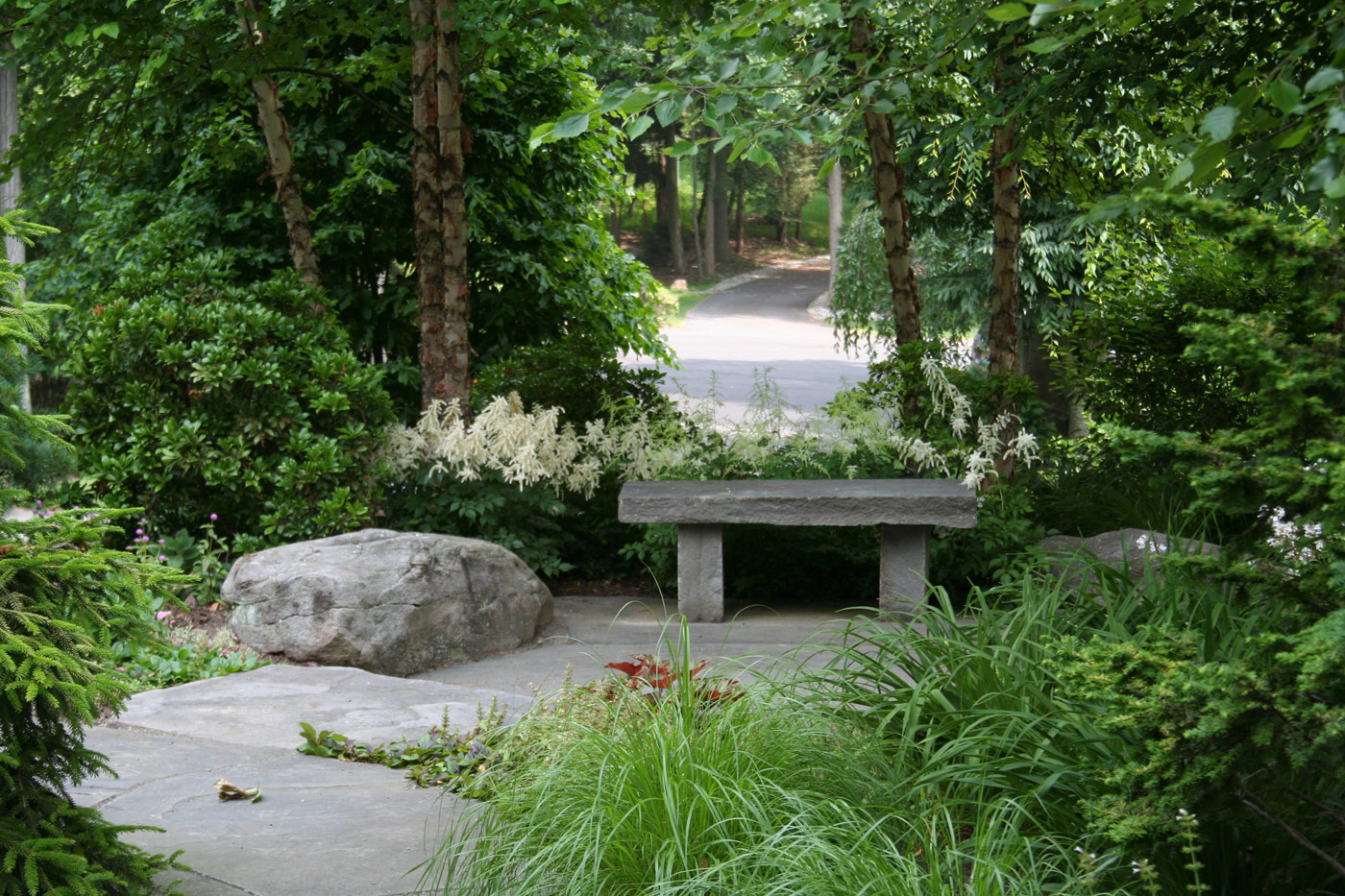 Stone Furniture by Cording Landscape Design