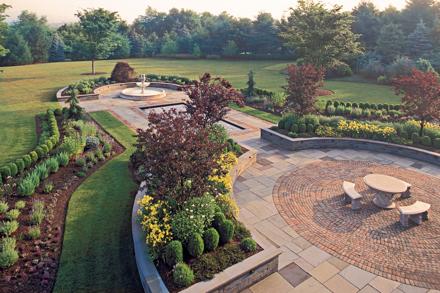 Formal Garden by Cording Landscape Design