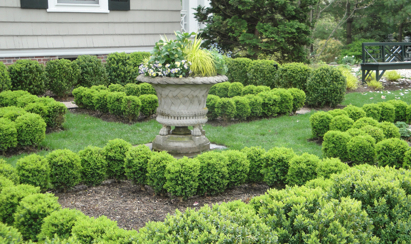 Formal Garden by Cording Landscape in New Jersey