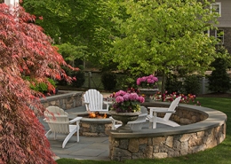 Beautiful landscaping in Summit, New Jersey by Cording Landscape